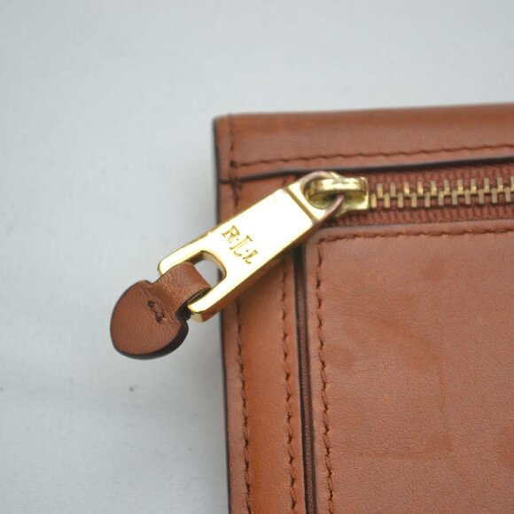 Ralph Lauren Vintage Leather Wallet Organizer Pre Owned - Picture 3 of 7